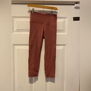 Pink athleta cropped leggings!!